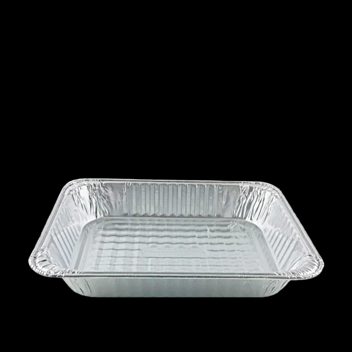 Big Rectangular Aluminium (Cap. 3000ml) Disposable (100 pcs)