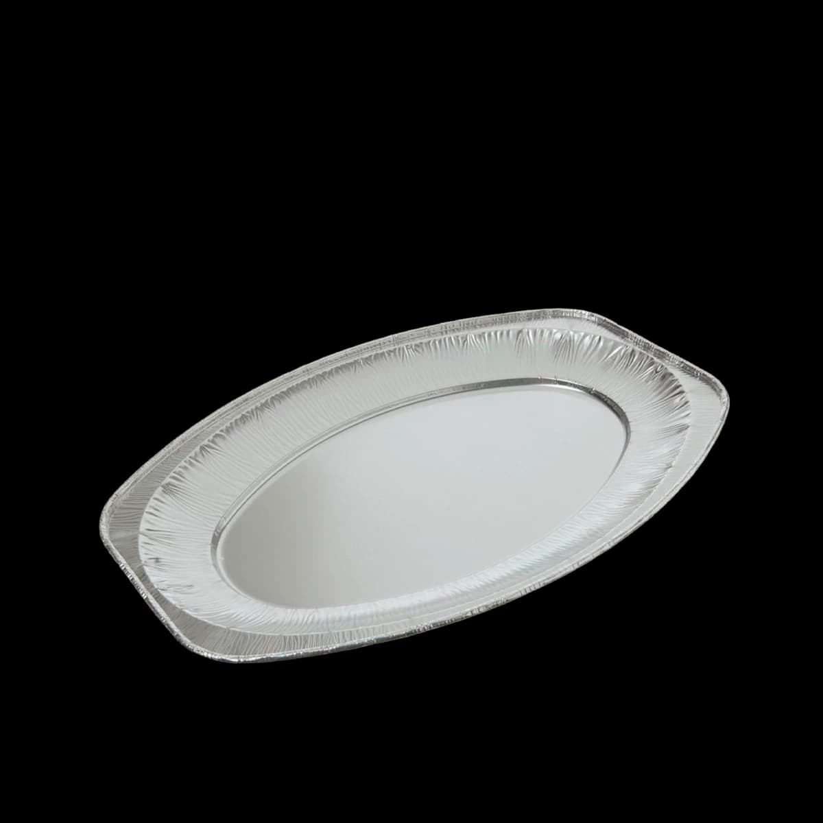 Rectangular Aluminium (Cap.1400ml)  Disposable Turkey and BBQ Pan with Rounded Edges (50 pcs)